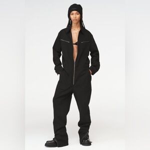 Zara x Steven Meisel ZIPPERED JUMPSUIT. Black. Size XS. New with Tags.